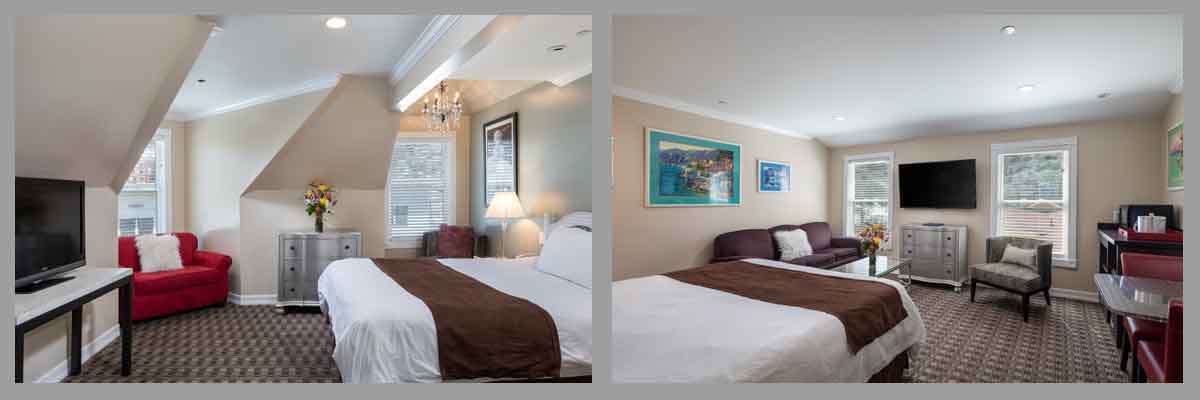 Glenmore PLaza Hotel Premium King Room and Premium King Suite